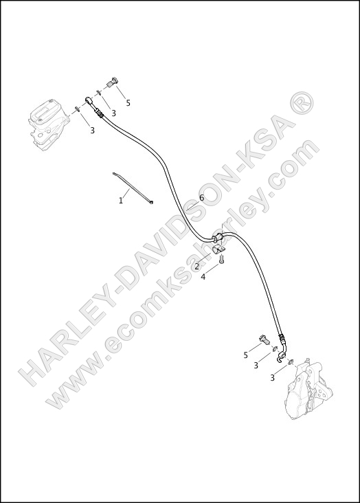 BRAKE LINES, FRONT, NON-ABS 